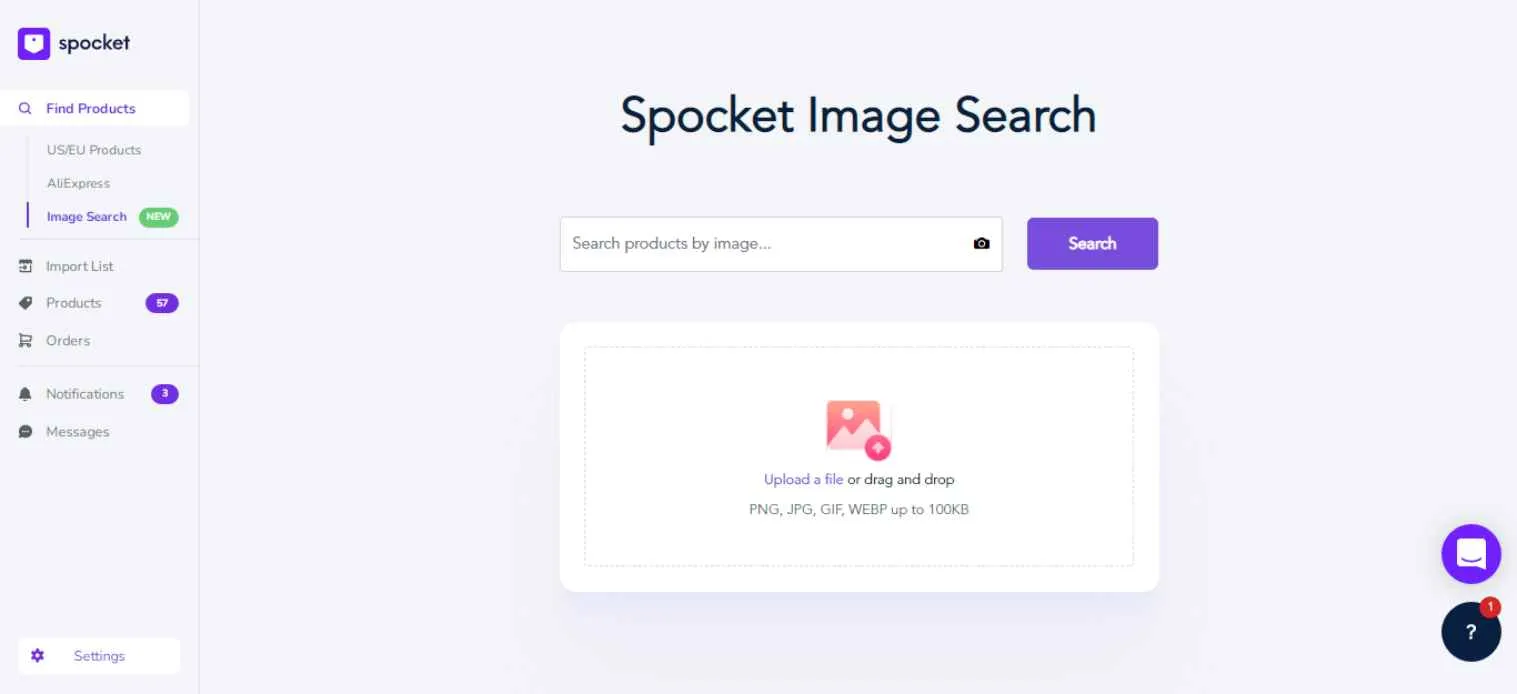 Image Search on Spocket